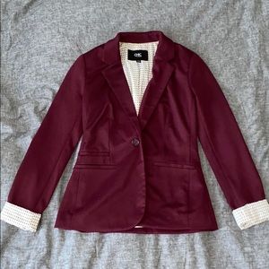 Scarlett/plum blazer